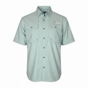 Magellan Outdoors Fish Gear Shirt Men’s Small Relaxed Fit Vented SS Green Teal